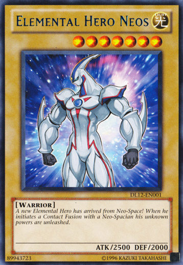 Elemental Hero Neos (Blue) [DL12-EN001] Rare | Dragon's Lair Comics and Fantasy Houston TX