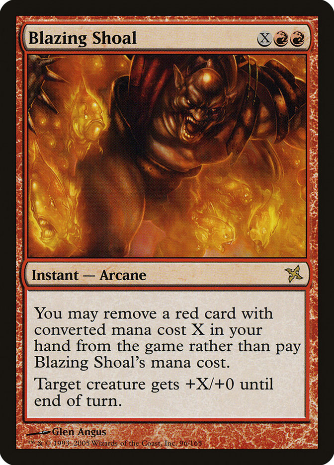 Blazing Shoal [Betrayers of Kamigawa] | Dragon's Lair Comics and Fantasy Houston TX