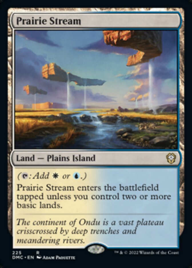 Prairie Stream [Dominaria United Commander] | Dragon's Lair Comics and Fantasy Houston TX