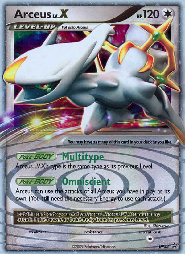 Arceus Lv.X (DP53) [Diamond & Pearl: Black Star Promos] | Dragon's Lair Comics and Fantasy Houston TX