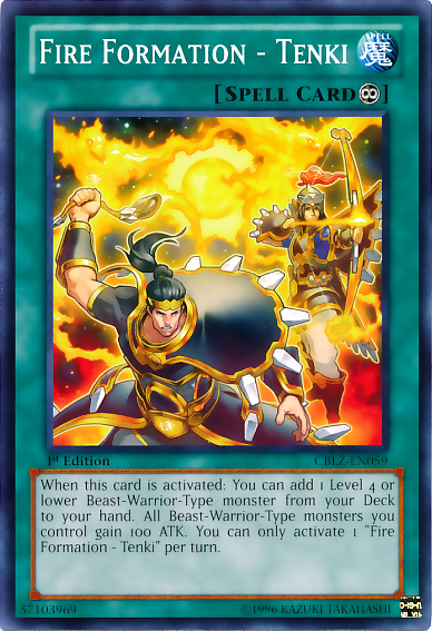 Fire Formation - Tenki [CBLZ-EN059] Common | Dragon's Lair Comics and Fantasy Houston TX