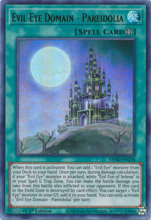 Evil Eye Domain - Pareidolia [MP20-EN238] Ultra Rare | Dragon's Lair Comics and Fantasy Houston TX
