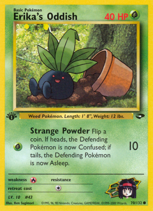 Erika's Oddish (70/132) [Gym Challenge 1st Edition] | Dragon's Lair Comics and Fantasy Houston TX