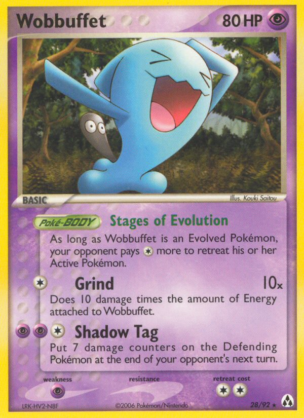 Wobbuffet (28/92) [EX: Legend Maker] | Dragon's Lair Comics and Fantasy Houston TX