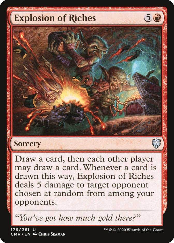 Explosion of Riches [Commander Legends] | Dragon's Lair Comics and Fantasy Houston TX