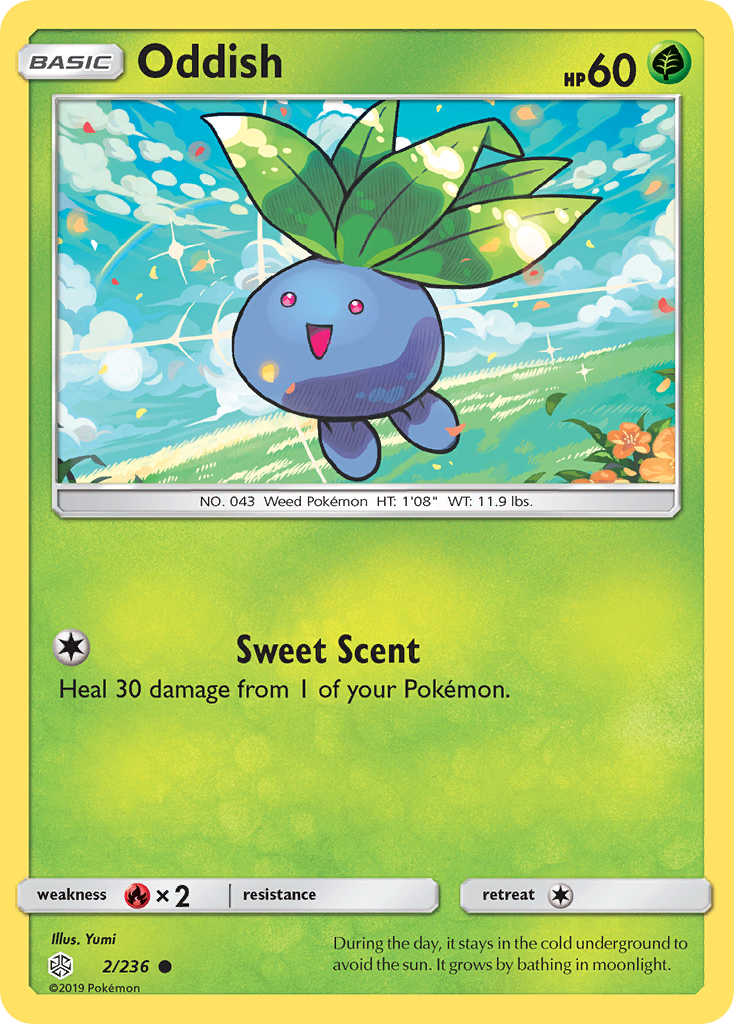 Oddish (2/236) [Sun & Moon: Cosmic Eclipse] | Dragon's Lair Comics and Fantasy Houston TX