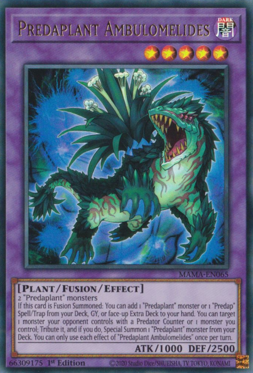 Predaplant Ambulomelides [MAMA-EN065] Ultra Rare | Dragon's Lair Comics and Fantasy Houston TX