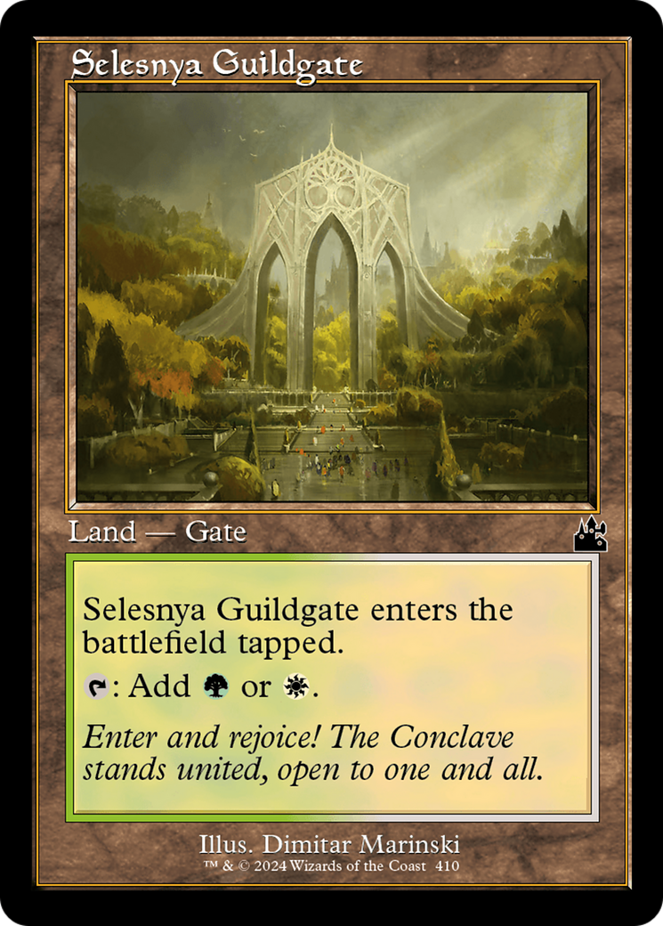 Selesnya Guildgate (Retro Frame) [Ravnica Remastered] | Dragon's Lair Comics and Fantasy Houston TX