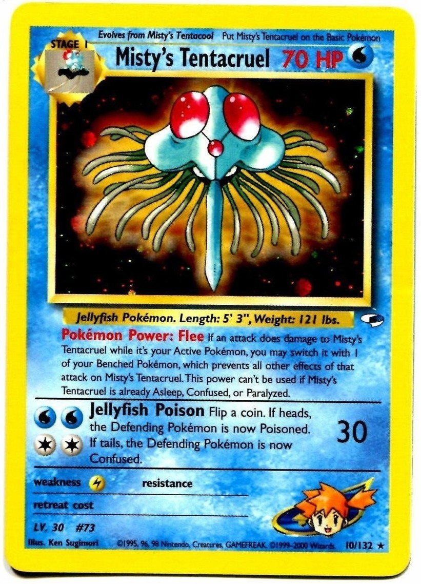 Misty's Tentacruel (10/132) [Gym Heroes Unlimited] | Dragon's Lair Comics and Fantasy Houston TX