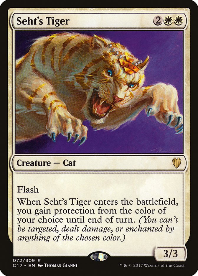 Seht's Tiger [Commander 2017] | Dragon's Lair Comics and Fantasy Houston TX