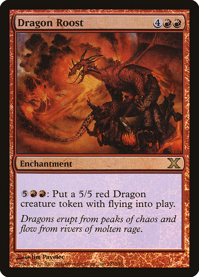 Dragon Roost (Premium Foil) [Tenth Edition] | Dragon's Lair Comics and Fantasy Houston TX