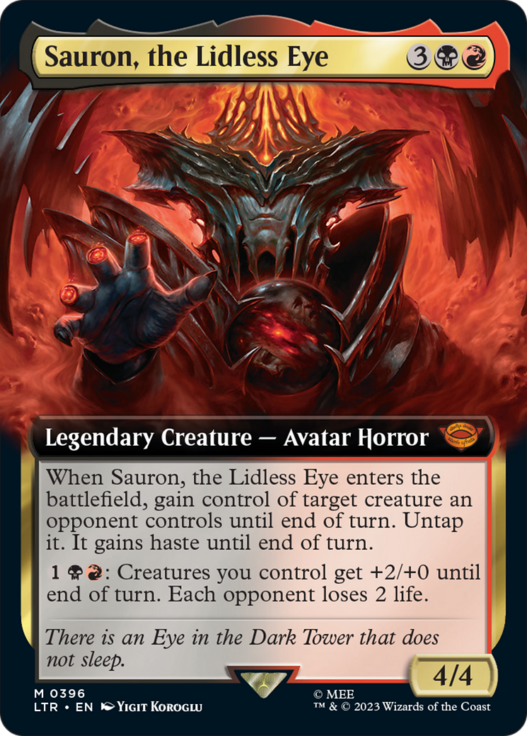 Sauron, the Lidless Eye (Extended Art) [The Lord of the Rings: Tales of Middle-Earth] | Dragon's Lair Comics and Fantasy Houston TX