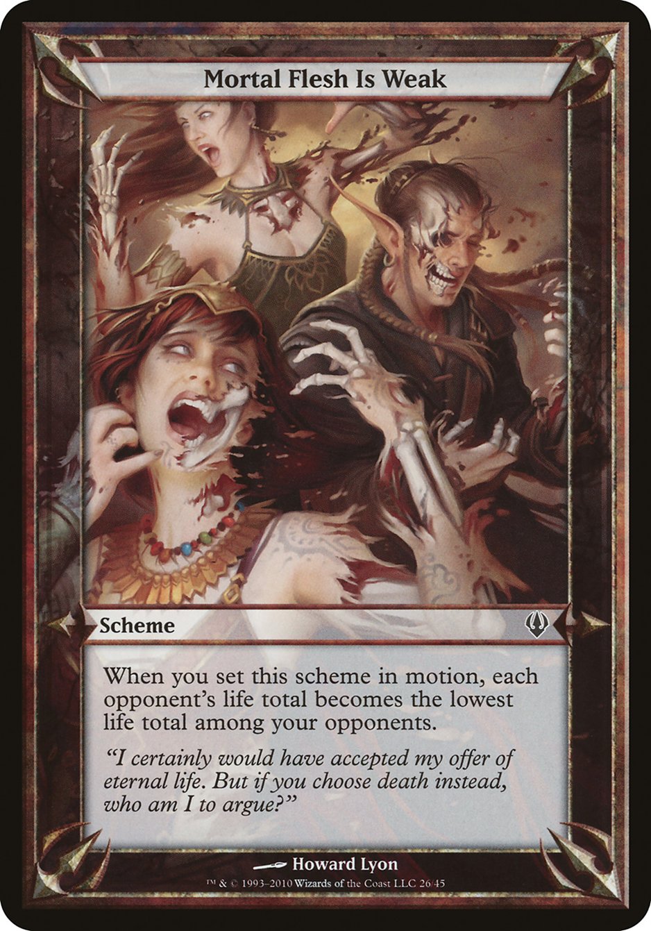 Mortal Flesh Is Weak (Schemes) [Archenemy Schemes] | Dragon's Lair Comics and Fantasy Houston TX
