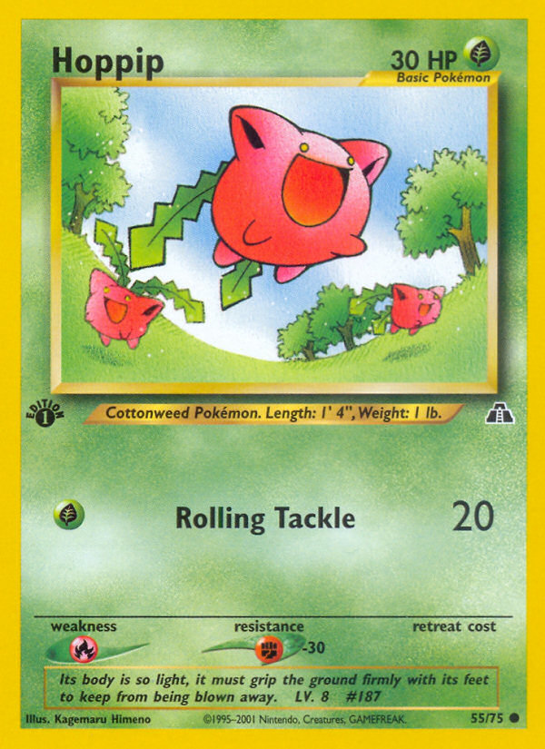 Hoppip (55/75) [Neo Discovery 1st Edition] | Dragon's Lair Comics and Fantasy Houston TX