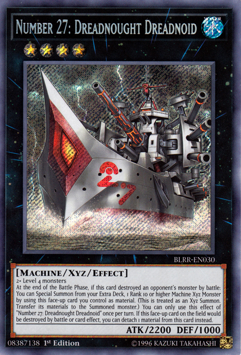 Number 27: Dreadnought Dreadnoid [BLRR-EN030] Secret Rare | Dragon's Lair Comics and Fantasy Houston TX