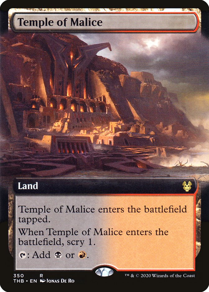Temple of Malice (Extended Art) [Theros Beyond Death] | Dragon's Lair Comics and Fantasy Houston TX