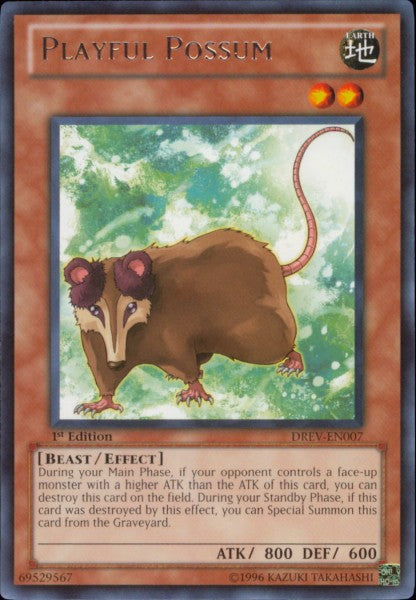 Playful Possum [DREV-EN007] Rare | Dragon's Lair Comics and Fantasy Houston TX