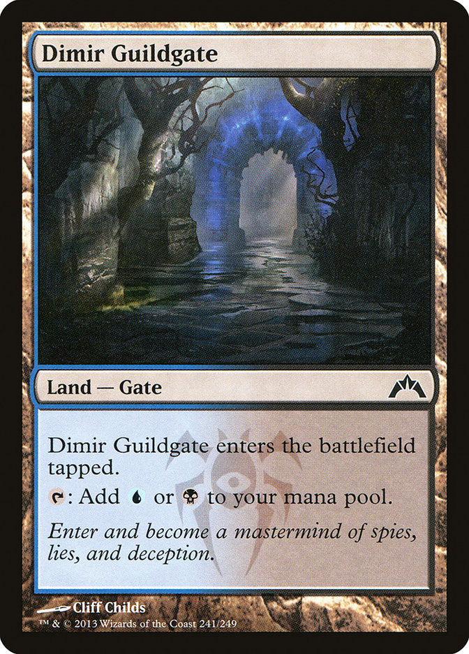 Dimir Guildgate [Gatecrash] | Dragon's Lair Comics and Fantasy Houston TX