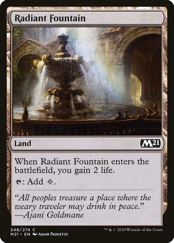 Radiant Fountain [Core Set 2021] | Dragon's Lair Comics and Fantasy Houston TX
