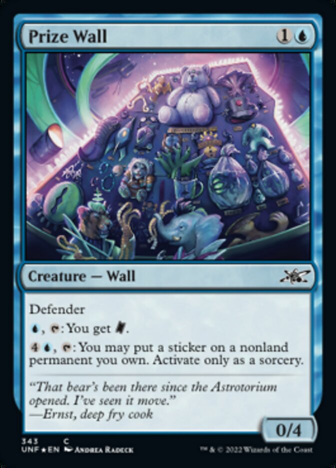 Prize Wall (Galaxy Foil) [Unfinity] | Dragon's Lair Comics and Fantasy Houston TX