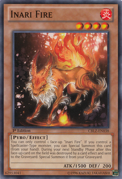 Inari Fire [CBLZ-EN038] Common | Dragon's Lair Comics and Fantasy Houston TX