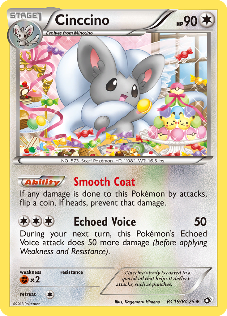 Cinccino (RC19/RC25) [Black & White: Legendary Treasures] | Dragon's Lair Comics and Fantasy Houston TX
