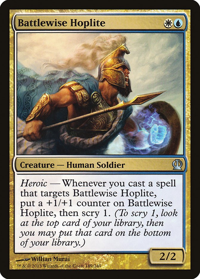 Battlewise Hoplite [Theros] | Dragon's Lair Comics and Fantasy Houston TX