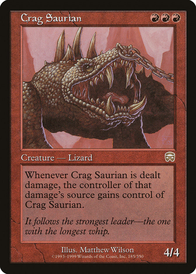 Crag Saurian [Mercadian Masques] | Dragon's Lair Comics and Fantasy Houston TX