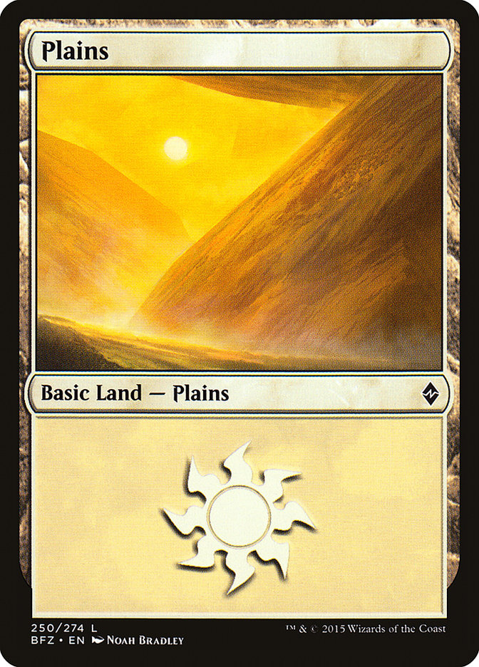 Plains (250) [Battle for Zendikar] | Dragon's Lair Comics and Fantasy Houston TX
