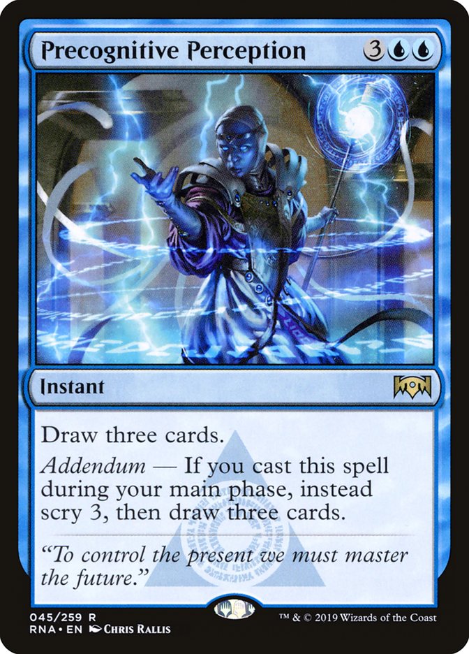 Precognitive Perception [Ravnica Allegiance] | Dragon's Lair Comics and Fantasy Houston TX
