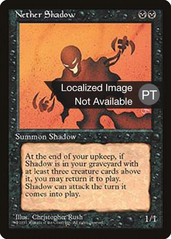 Nether Shadow [Fourth Edition (Foreign Black Border)] | Dragon's Lair Comics and Fantasy Houston TX