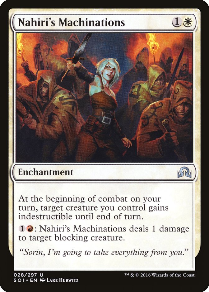 Nahiri's Machinations [Shadows over Innistrad] | Dragon's Lair Comics and Fantasy Houston TX