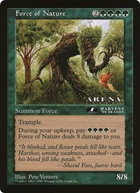 Force of Nature (Oversized) [Oversize Cards] | Dragon's Lair Comics and Fantasy Houston TX
