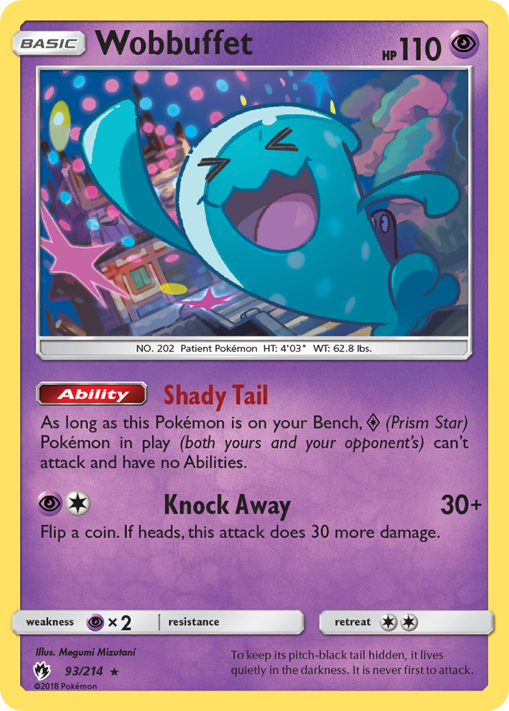Wobbuffet (93/214) [Sun & Moon: Lost Thunder] | Dragon's Lair Comics and Fantasy Houston TX