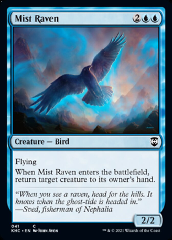 Mist Raven [Kaldheim Commander] | Dragon's Lair Comics and Fantasy Houston TX