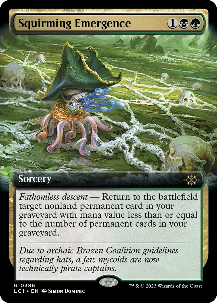 Squirming Emergence (Extended Art) [The Lost Caverns of Ixalan] | Dragon's Lair Comics and Fantasy Houston TX