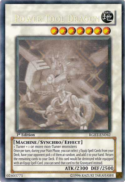 Power Tool Dragon [RGBT-EN042] Ultimate Rare | Dragon's Lair Comics and Fantasy Houston TX