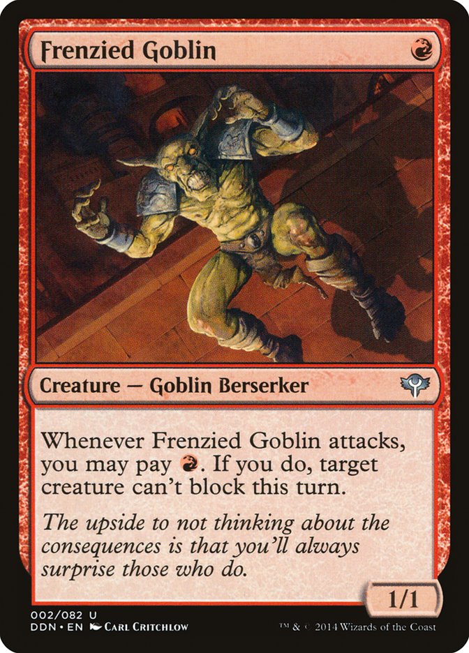 Frenzied Goblin [Duel Decks: Speed vs. Cunning] | Dragon's Lair Comics and Fantasy Houston TX