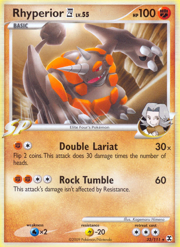 Rhyperior (32/111) [Platinum: Rising Rivals] | Dragon's Lair Comics and Fantasy Houston TX