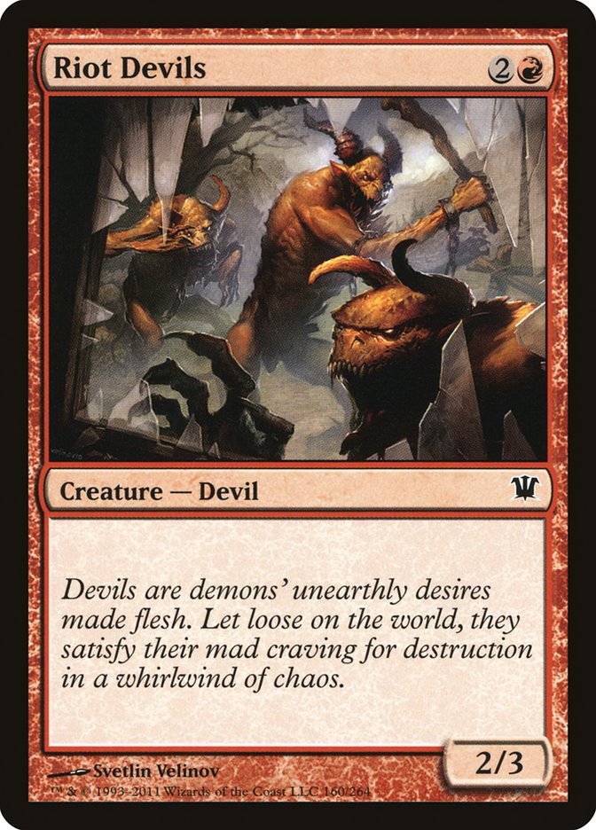 Riot Devils [Innistrad] | Dragon's Lair Comics and Fantasy Houston TX
