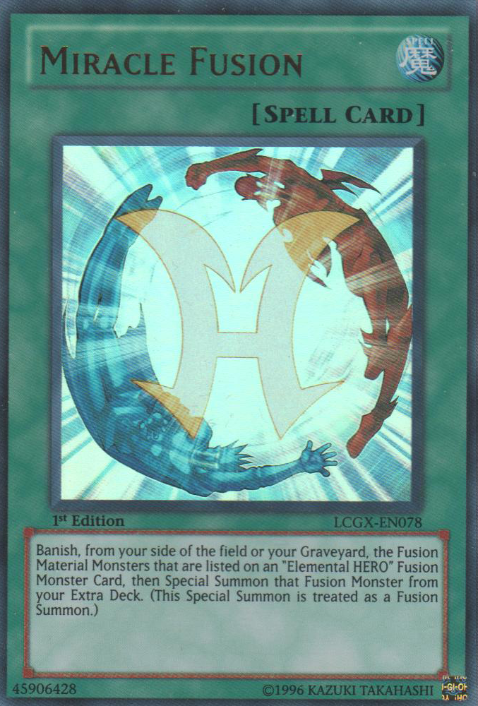 Miracle Fusion [LCGX-EN078] Ultra Rare | Dragon's Lair Comics and Fantasy Houston TX