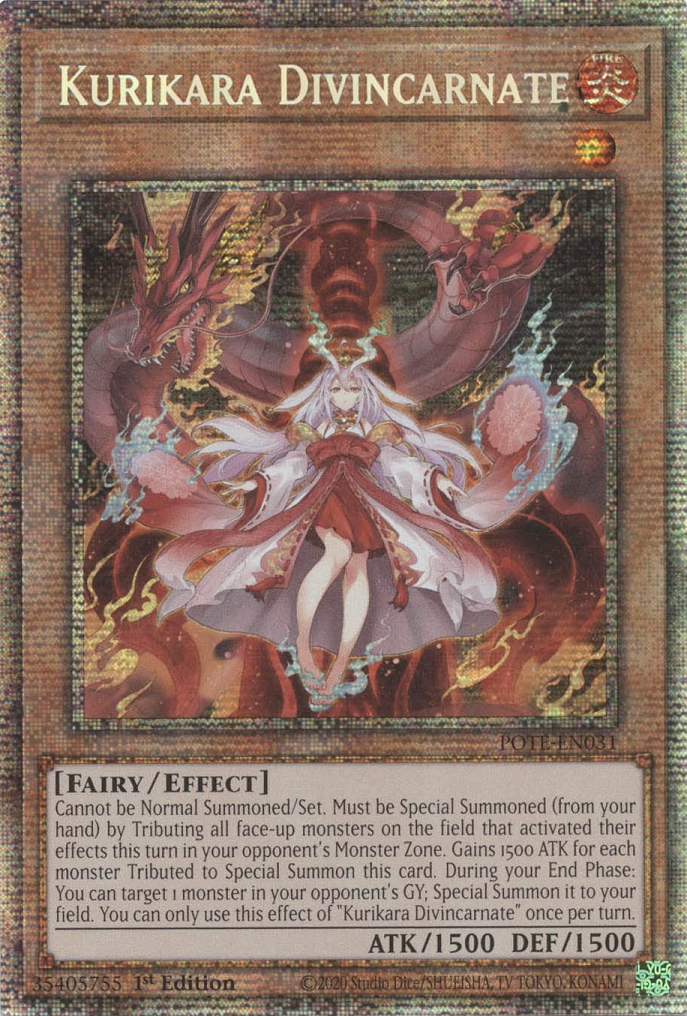 Kurikara Divincarnate [POTE-EN031] Starlight Rare | Dragon's Lair Comics and Fantasy Houston TX