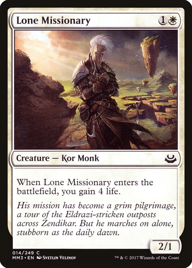 Lone Missionary [Modern Masters 2017] | Dragon's Lair Comics and Fantasy Houston TX