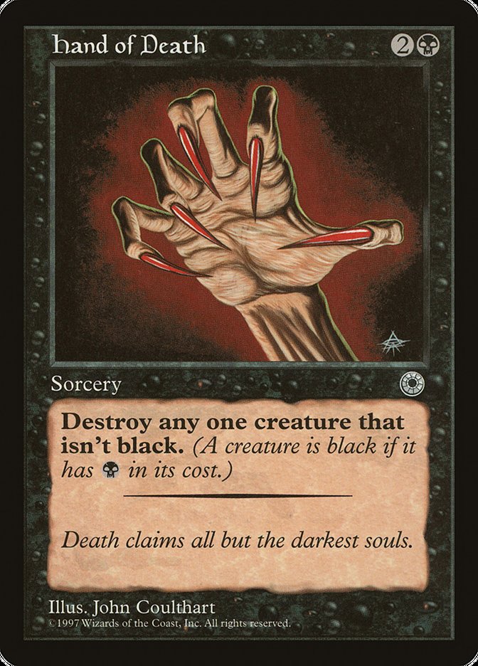Hand of Death (With Creature Color Explanation) [Portal] | Dragon's Lair Comics and Fantasy Houston TX