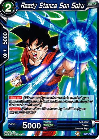 Ready Stance Son Goku (BT5-028) [Miraculous Revival] | Dragon's Lair Comics and Fantasy Houston TX