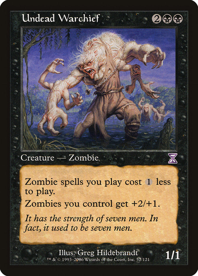Undead Warchief [Time Spiral Timeshifted] | Dragon's Lair Comics and Fantasy Houston TX
