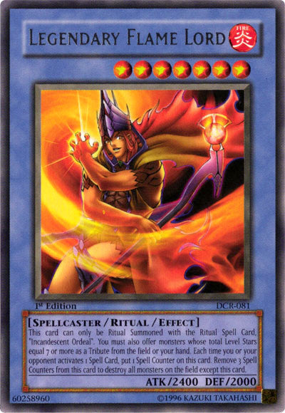 Legendary Flame Lord [DCR-081] Rare | Dragon's Lair Comics and Fantasy Houston TX