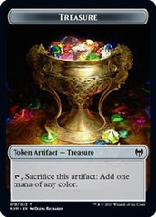Treasure // Icy Manalith Double-Sided Token [Kaldheim Tokens] | Dragon's Lair Comics and Fantasy Houston TX