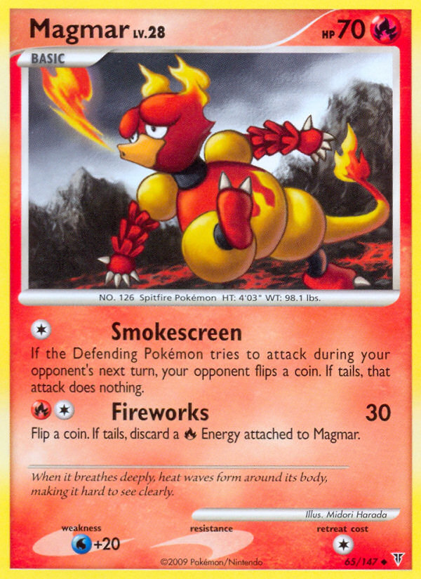 Magmar (65/147) [Platinum: Supreme Victors] | Dragon's Lair Comics and Fantasy Houston TX