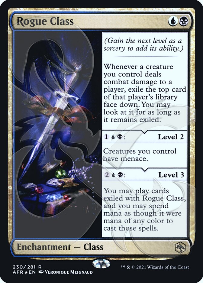 Rogue Class (Ampersand Promo) [Dungeons & Dragons: Adventures in the Forgotten Realms Promos] | Dragon's Lair Comics and Fantasy Houston TX